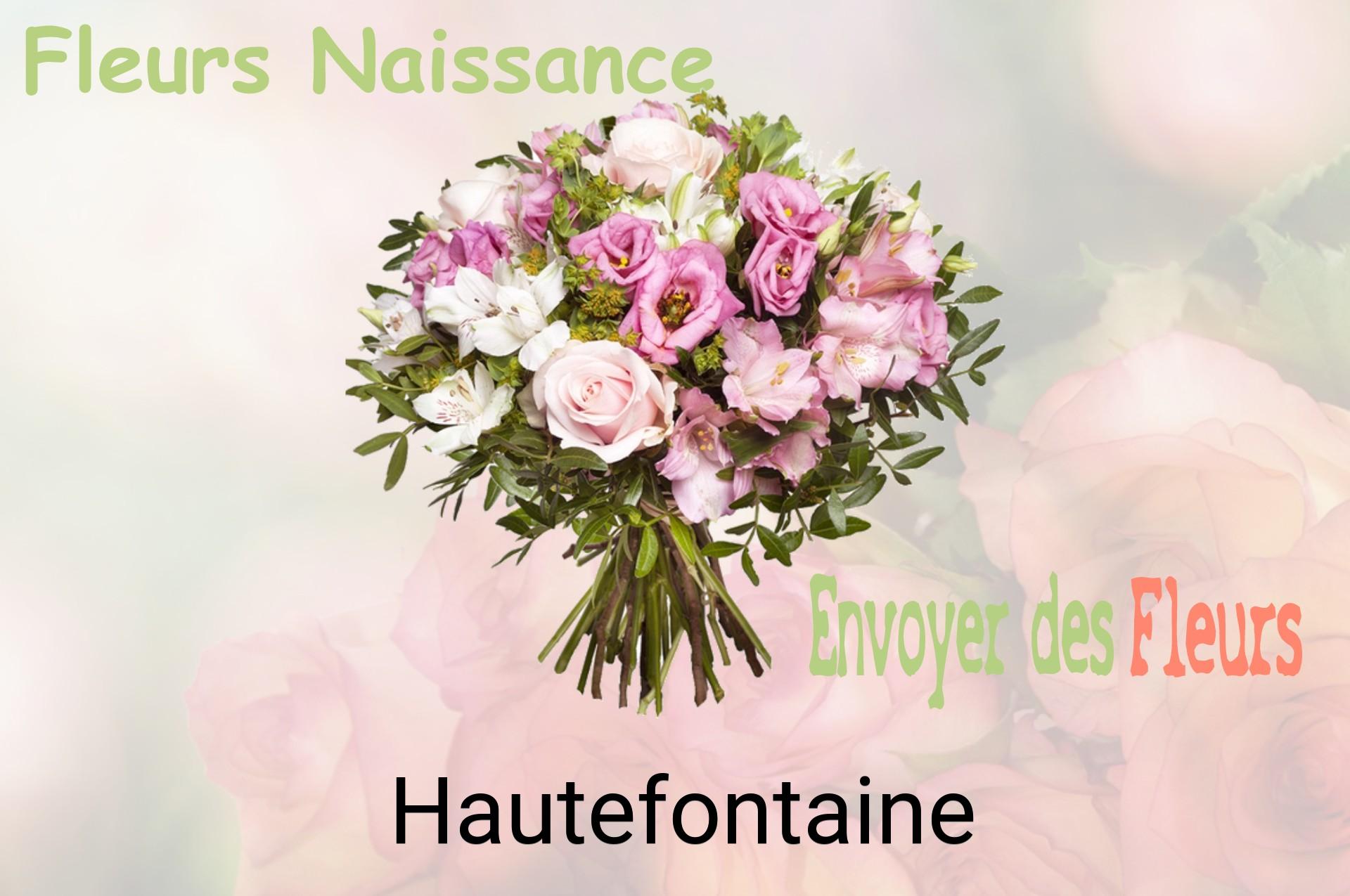 Bouquet de fleurs de naissance livré à Hautefontaine